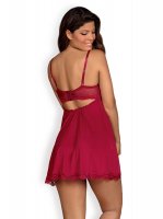 Rosalyne babydoll & thong red