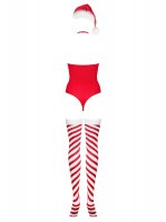 OB Kissmas teddy red with stockings