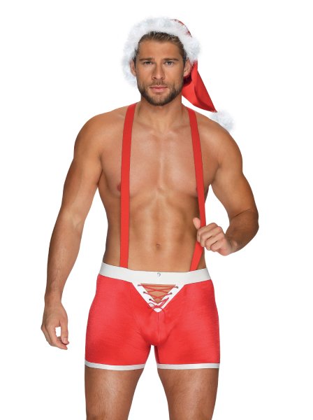 OB Mr Claus costume red