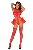 LC Makema body with stockings red