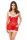 KO Kristinella babydoll & thong red-white