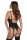 KO CO102 corset & thong black