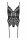 KO CO102 corset & thong black