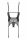 KO CO102 corset & thong black