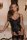 KO CO102 corset & thong black