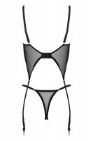 KO CO103 corset & thong black