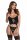 KO CO103 corset & thong black