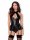 OB 859-COR-1 corset & thong black