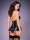 OB 859-COR-1 corset & thong black