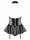 OB 859-COR-1 corset & thong black